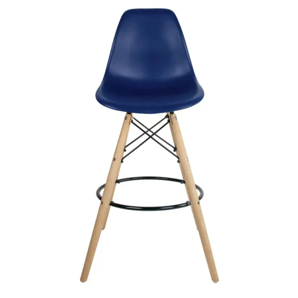 banqueta eames azul bic frente