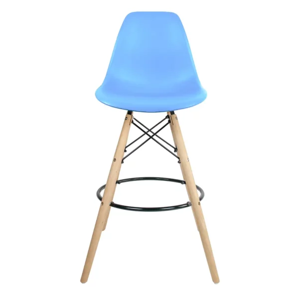 banqueta eames azul frente