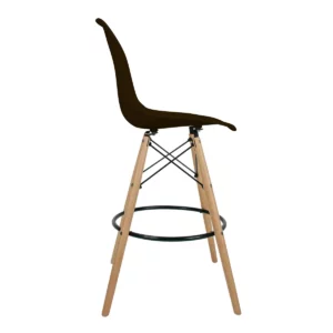 banqueta eames marrom lado