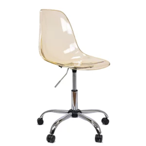 cadeira eames pc ambar office cromo diagonal