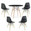 conjunto eames mesa de jantar e cadeiras