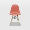 cadeira eames pp dsw coral preto frente